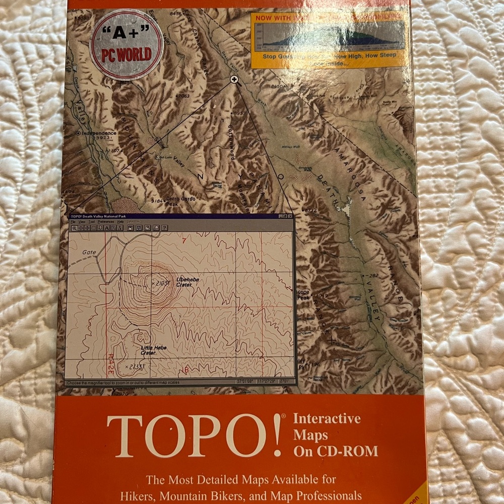 TOPO! Interactive Maps on CD-ROM